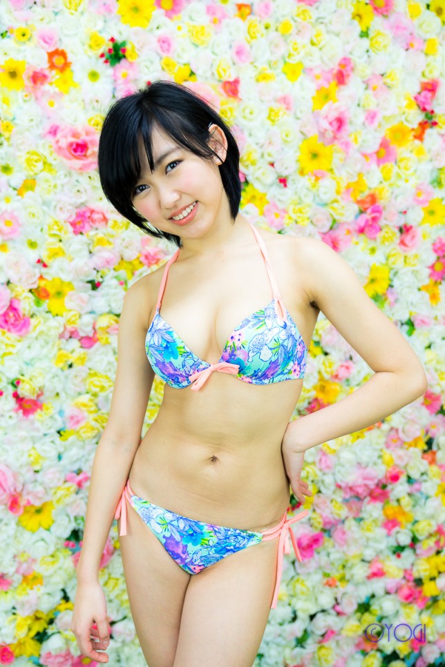 撮影会モデル咲村良子さんの水着ポートレート