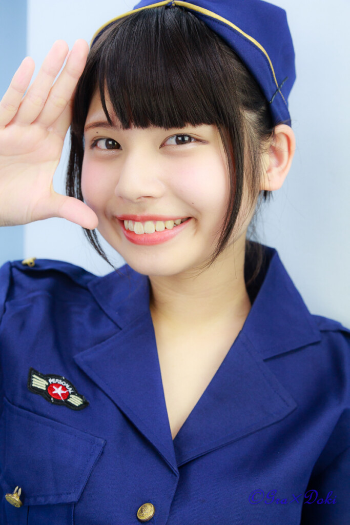 鹿目凛さん婦警コスプレ