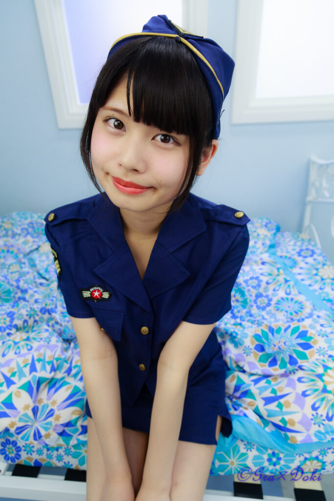 鹿目凛さん婦警コスプレ