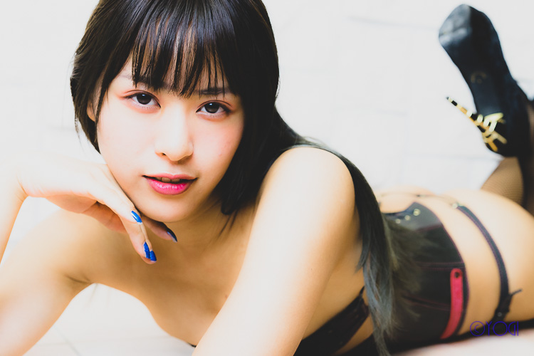 フルール撮影会くるみ レザーランジェリー