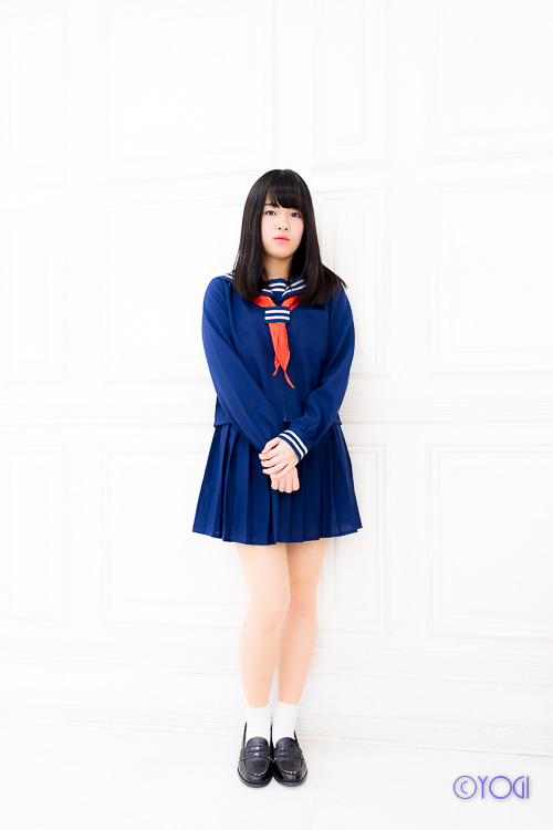 月野ゆき 制服コスプレ
