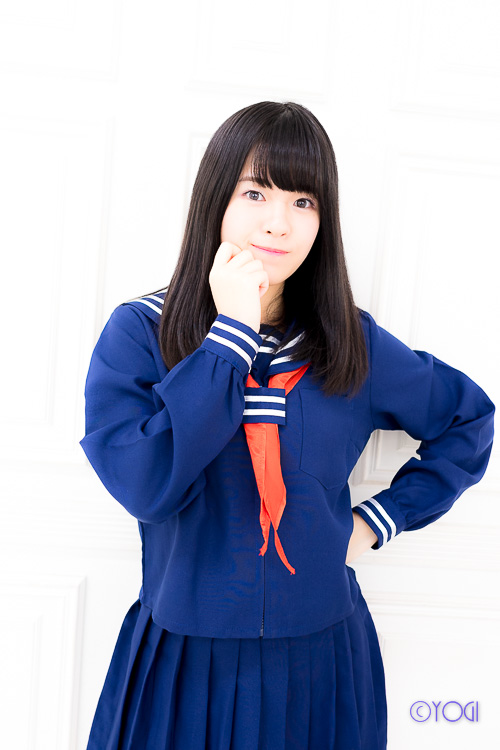 月野ゆき 制服コスプレ