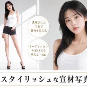 『魅力を引き出す宣材写真』の秘密と『一番可愛く盛れた自撮り』が書類選考で選ばれにくい理由